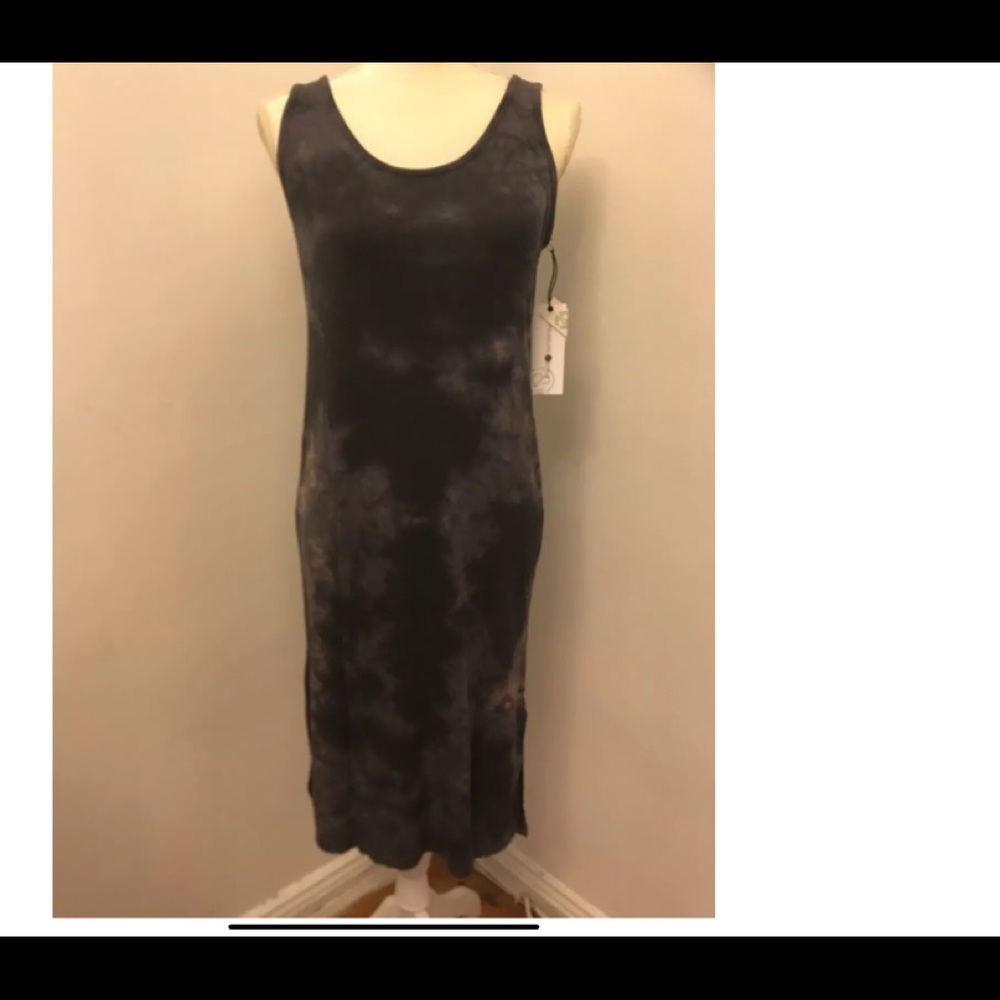 Treasure & Bond Sleeveless Dip Dye Tank Dress